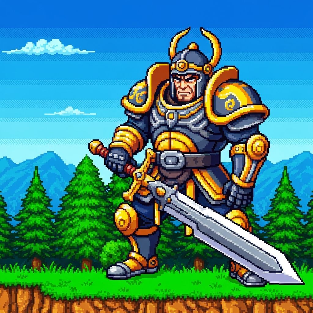 Pixel Warrior #128